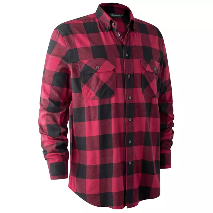 Deerhunter Marvin flannel snekkerskjorte, Red Checked, large image number 0