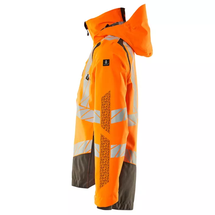 Mascot Accelerate Safe shell jacket, Hi-vis Orange/Dark anthracite, large image number 3