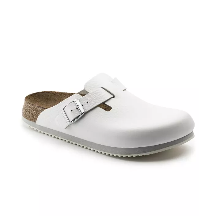 Birkenstock Boston Supergrip Narrow Fit sandals, White, large image number 0