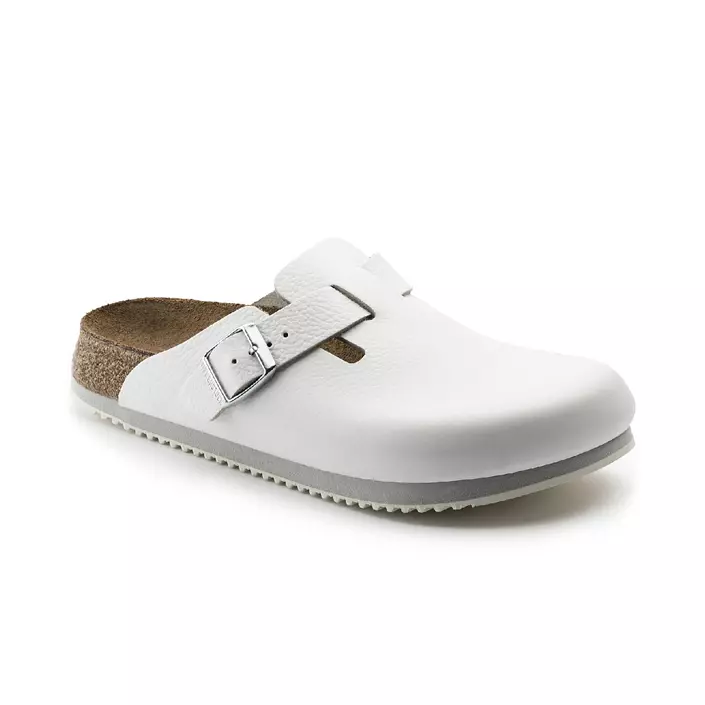 Birkenstock Boston Supergrip Narrow Fit sandals, White, large image number 0