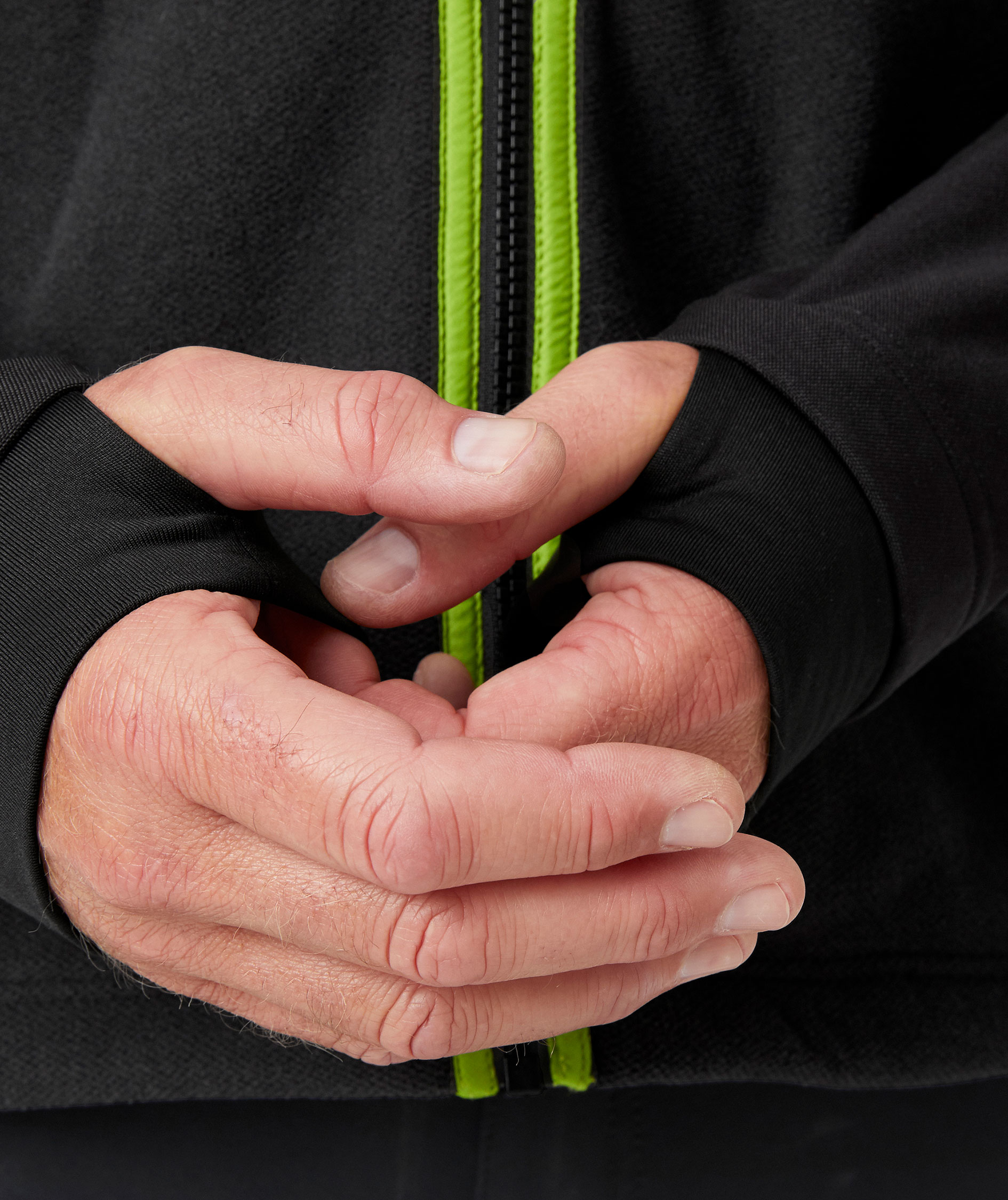 Helly Hansen Magni fleece jacket, Black/Lime Green, large image number 6