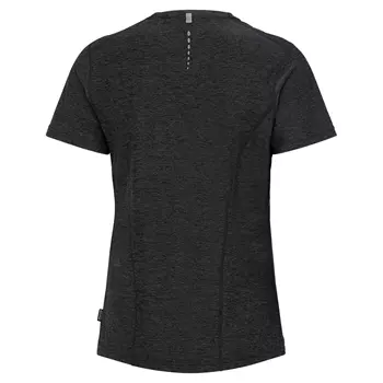 Pitch Stone dame T-shirt, Black melange