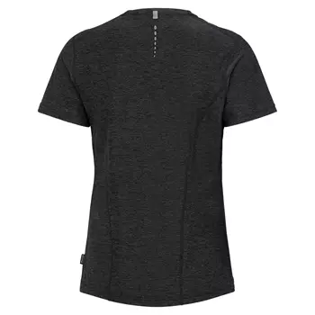 Pitch Stone dame T-shirt, Black melange