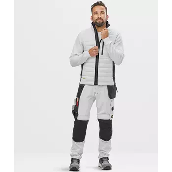 Snickers AllroundWork 37.5® insulator vest, White/black