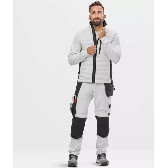 Snickers AllroundWork 37.5® insulator vest, White/black, large image number 1