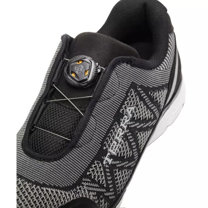 Terra 10608 safety shoes S1P, Black/Dark Grey, large image number 3