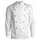Kentaur  chefs jacket without buttons, White, White, swatch
