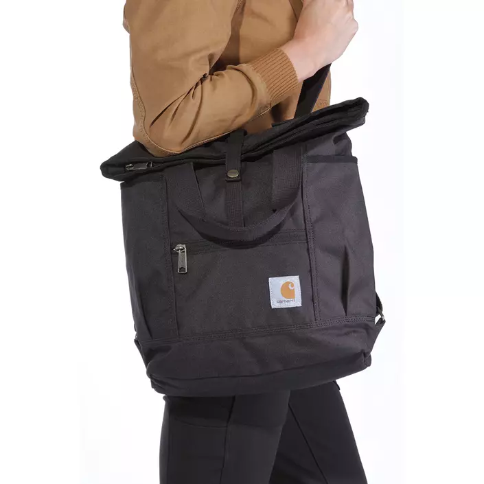 Carhartt Backpack Hybrid taske, Sort, Sort, large image number 4