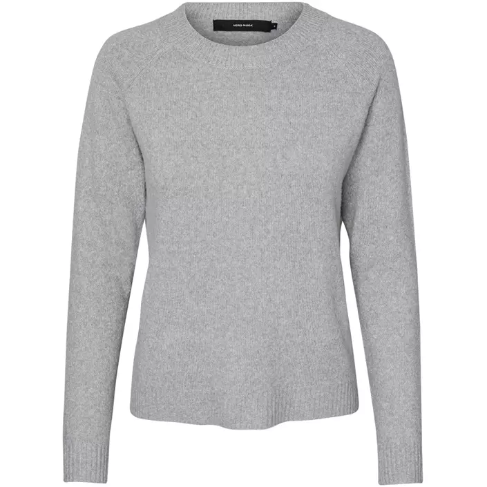 Vero Moda VMDOFFY stickad tröja dam, Light Grey Melange, large image number 0