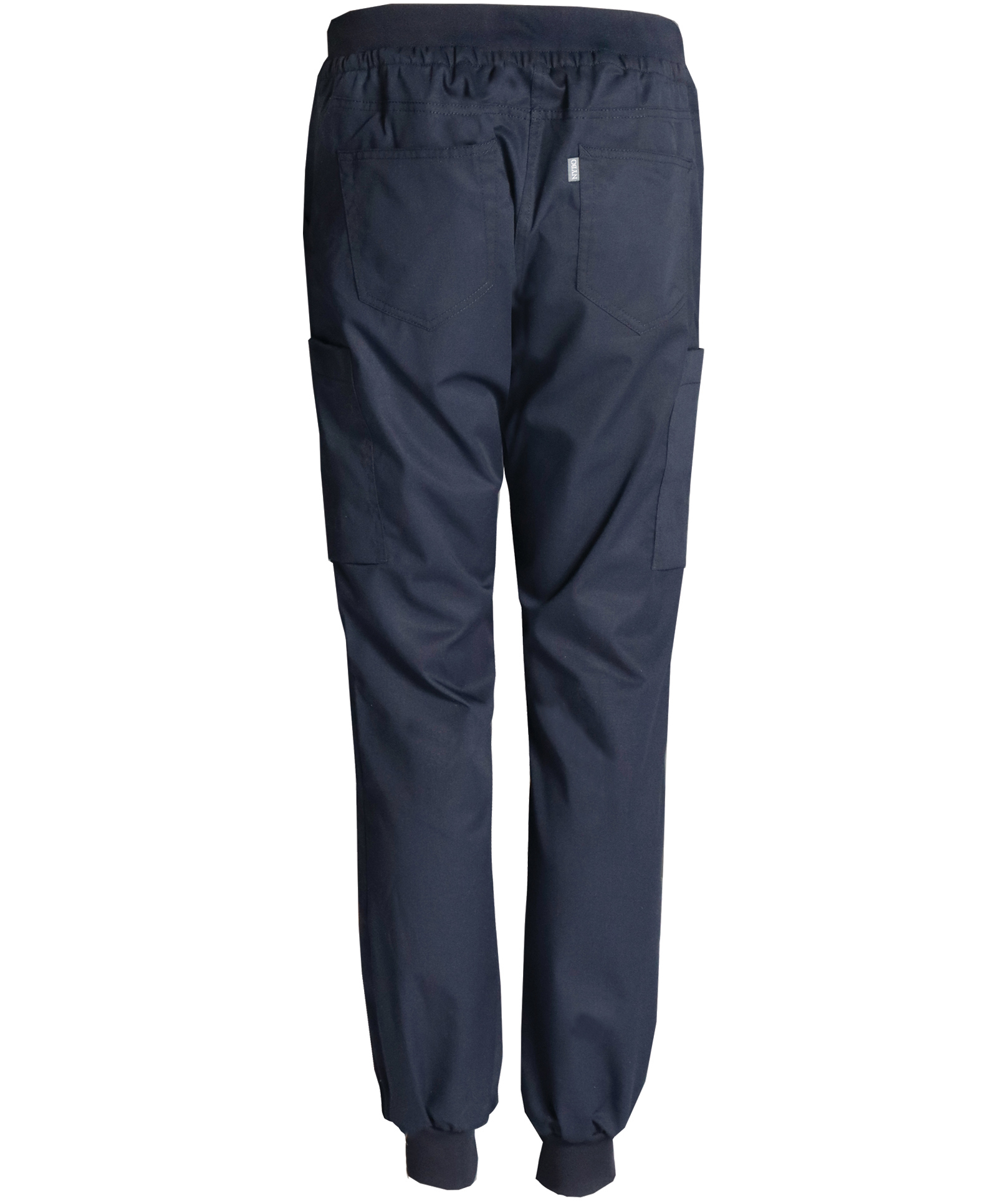 Nybo Workwear Pull-on trousers with short leg length, Navy