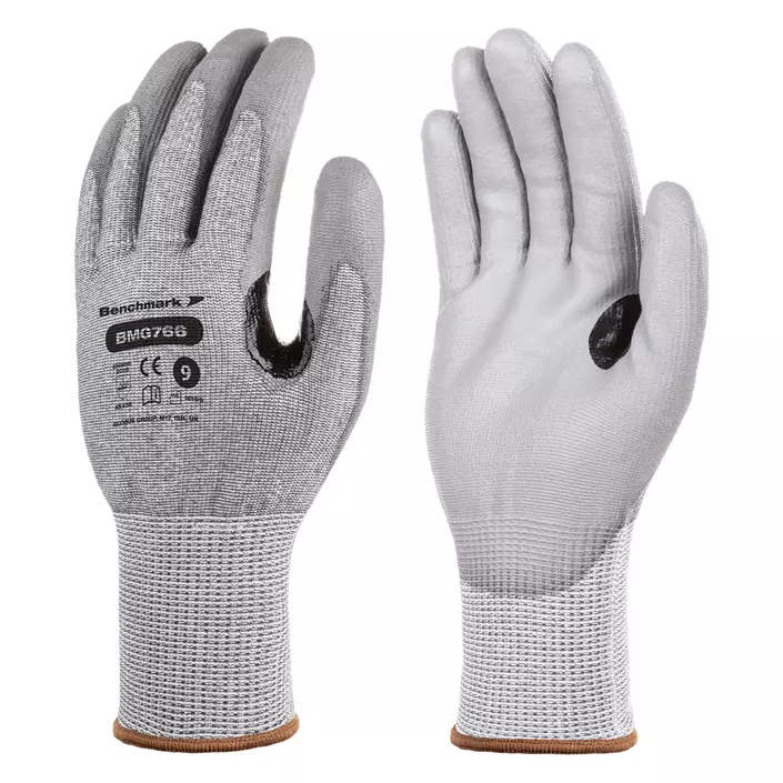 Benchmark BMG766 cut protection gloves Cut E, Grey, large image number 0