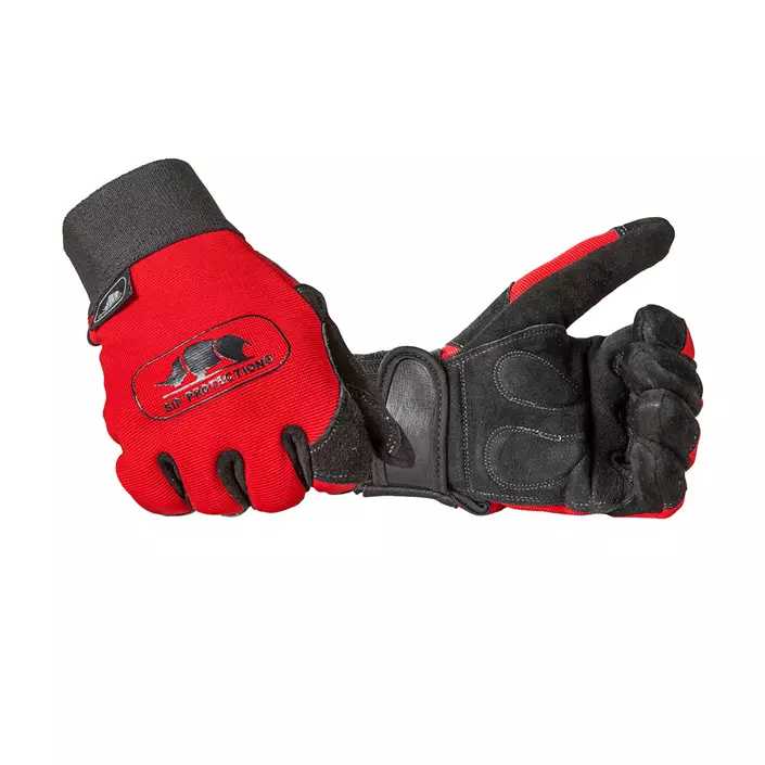 SIP 2XA2 Anti-Vibration Handschuhe, Rot/Schwarz, large image number 0