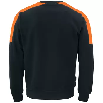 ProJob collegetröja/sweatshirt, Svart/Orange
