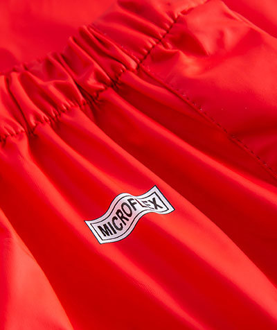 Lyngs&oslash;e PU rain trousers, Red, large image number 1