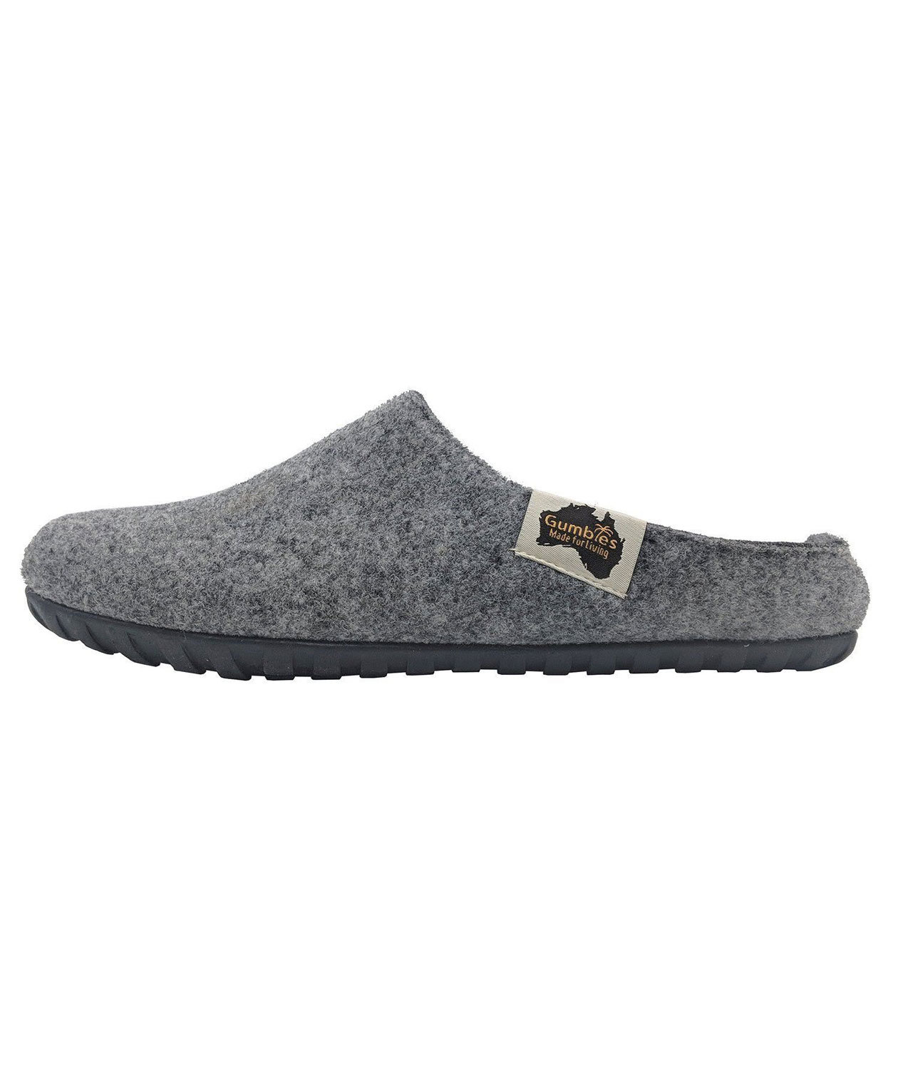 Gumbies Outback Slipper tofflor, Grey/Charcoal, large image number 3