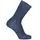 Klazig sokker, Blå melange, Blå melange, swatch