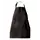 Toni Lee Kron Junior bröstlappsförkläde med lomme, Svart, Svart, swatch
