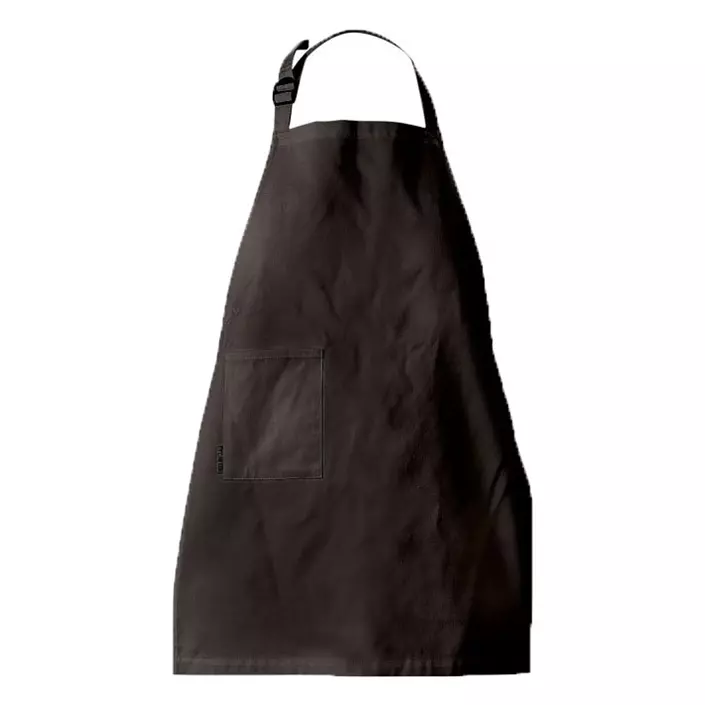 Toni Lee Kron Junior bib apron with pocket, Black, Black, large image number 0