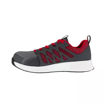 Reebok Fusion Flexweave safety shoes S1P, Grey/Red