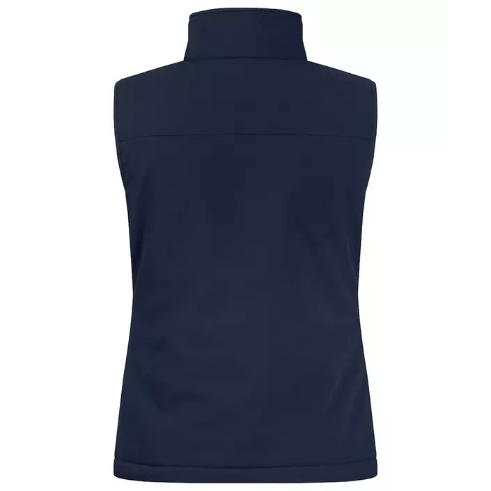 Clique lined women's softshell vest, Dark navy, large image number 1