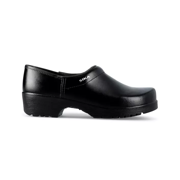 Sika Flexika clogs with heel cover, Black, large image number 1