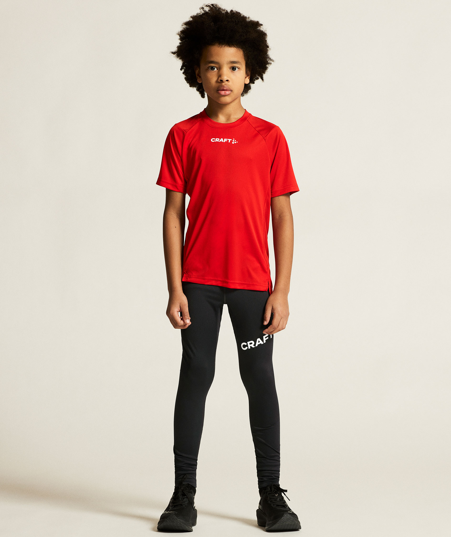 Craft Rush 2.0 T-shirt till barn, Bright red, large image number 1