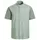 Kentaur short-sleeved pique shirt, Dusty green, Dusty green, swatch