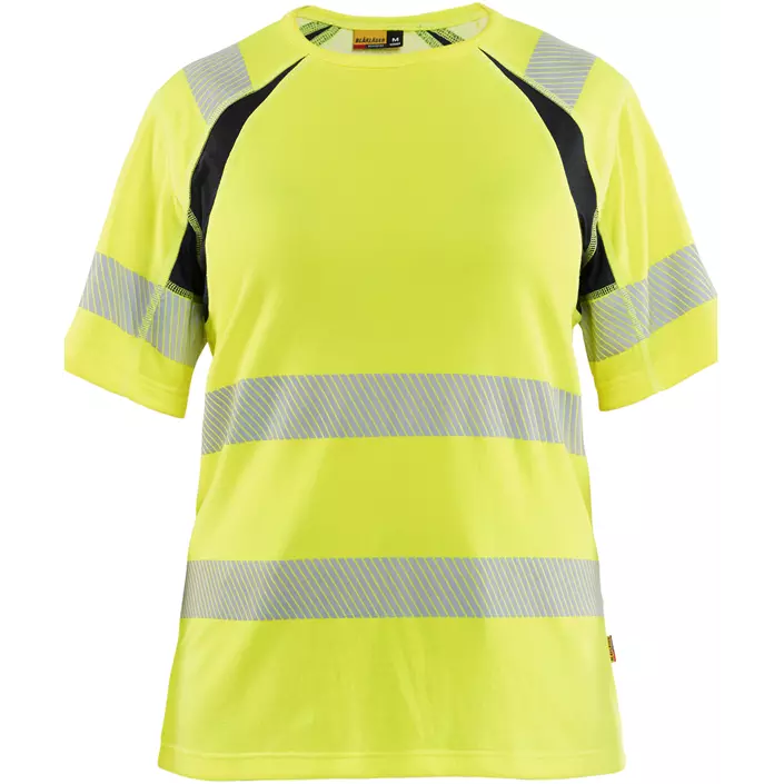 Blåkläder women's T-shirt, Hi-vis Yellow/Black, large image number 0