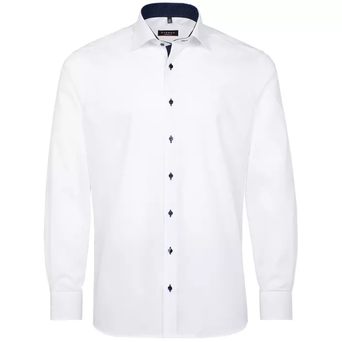 Eterna Fein Oxford modern fit shirt, White, large image number 0
