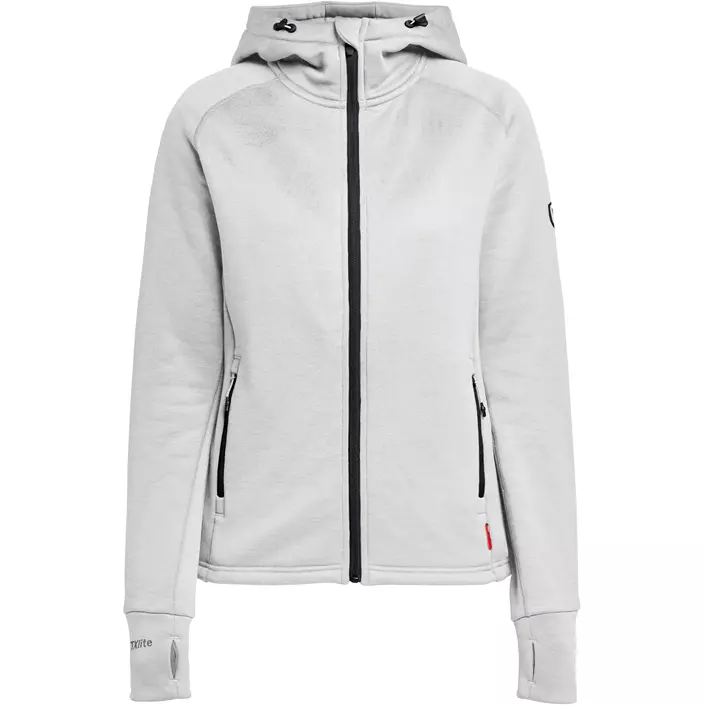 Tenson TXlite dame hettegenser med glidelås, Light Grey, large image number 0