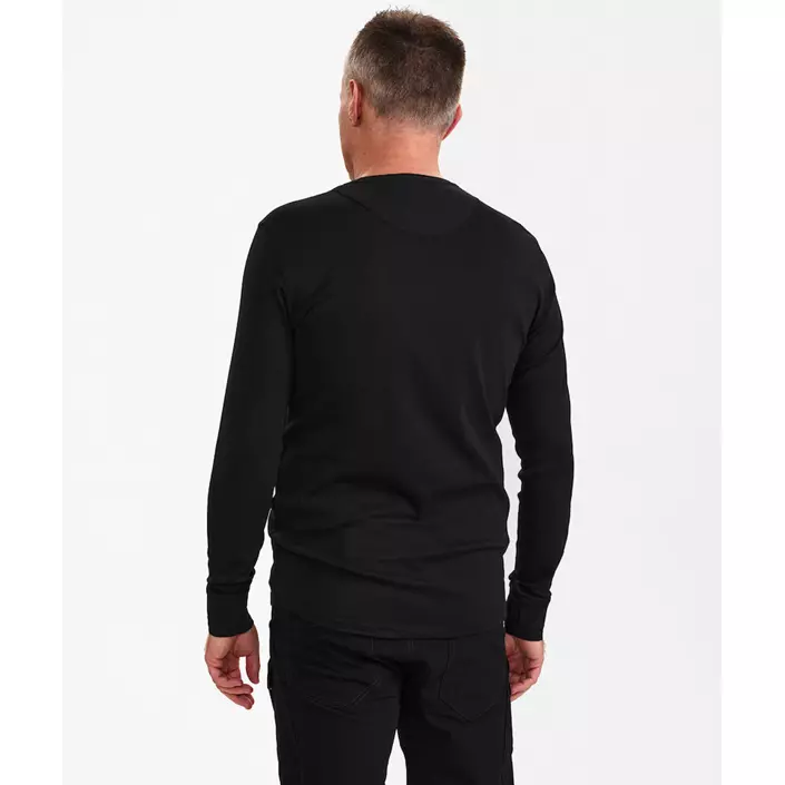Engel Extend langærmet Grandad T-shirt, Sort, large image number 3