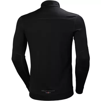 Helly Hansen Lifa half zip long-sleeved undershirt with merino wool, Black
