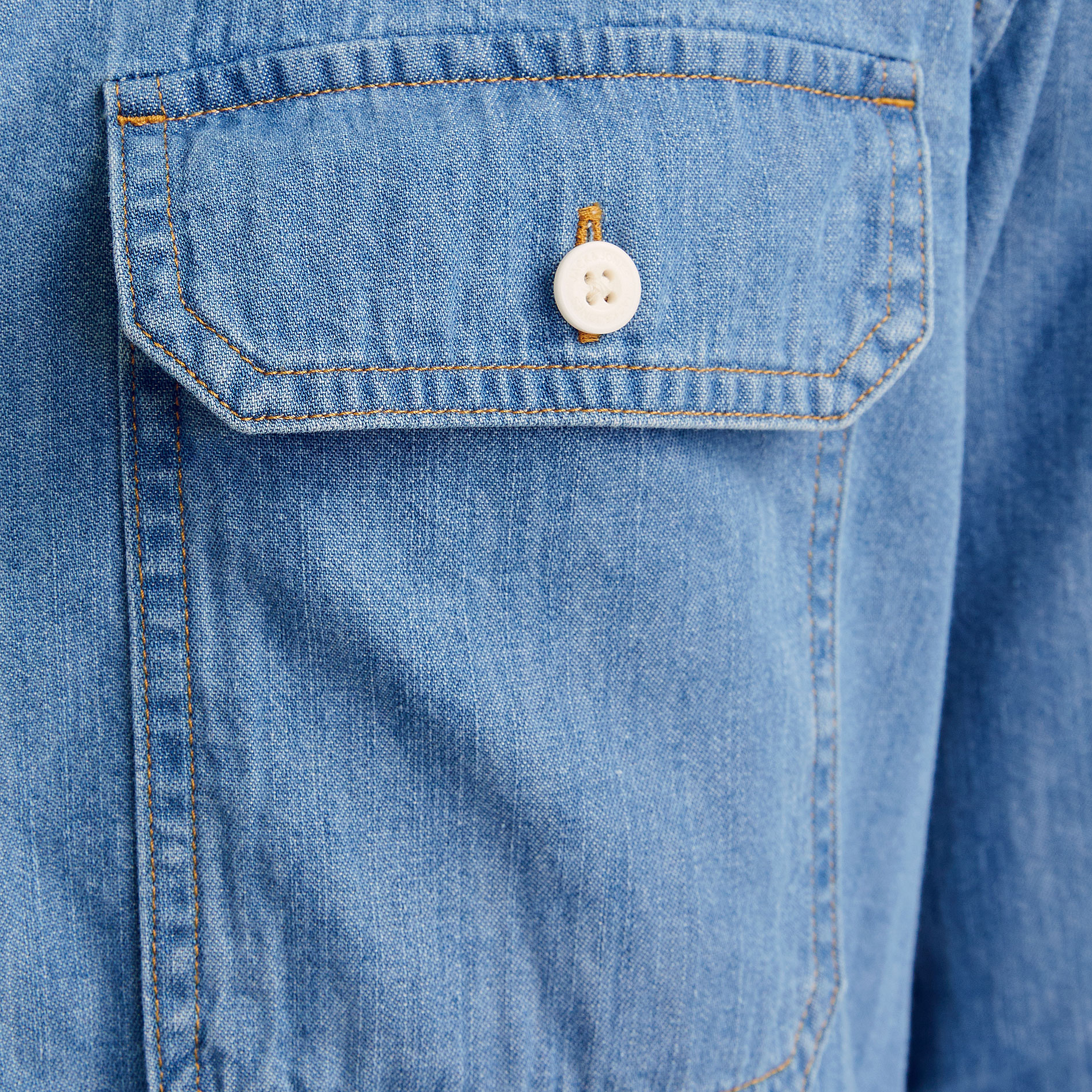 Jack & Jones JJETRAVIS denim shirt, Light Blue Denim, large image number 3