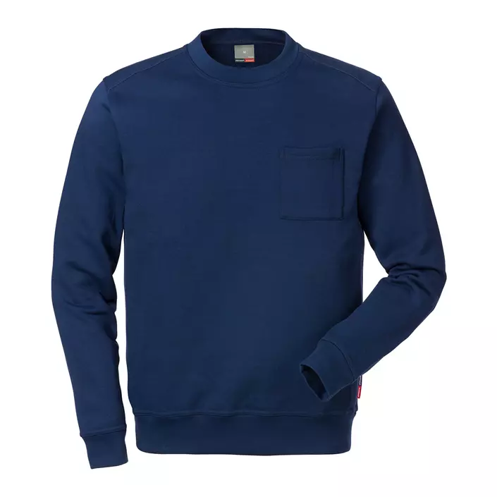 Kansas Match sweatshirt / work sweater, Marine Blue, large image number 1