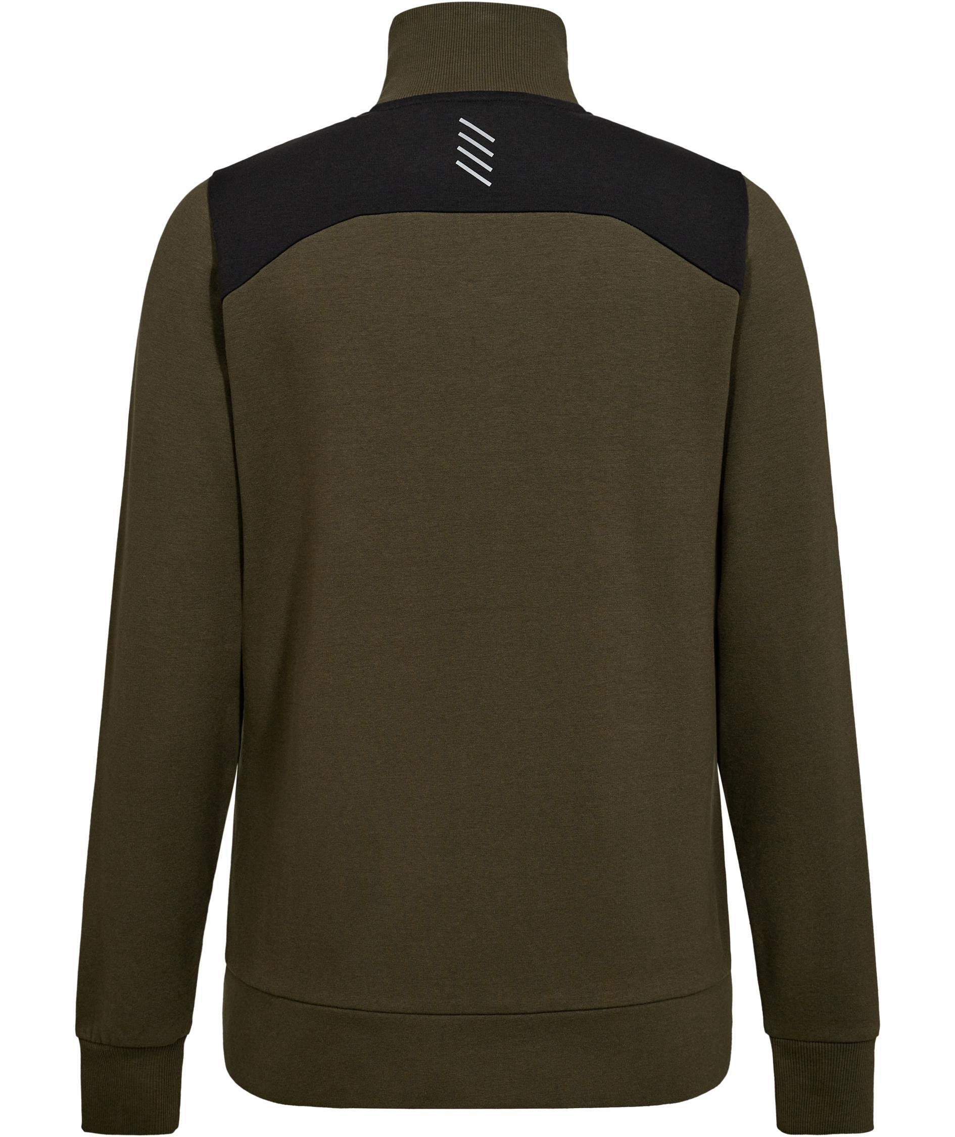 Engel Entire women's sweat cardigan, Forest Green/Black, large image number 3