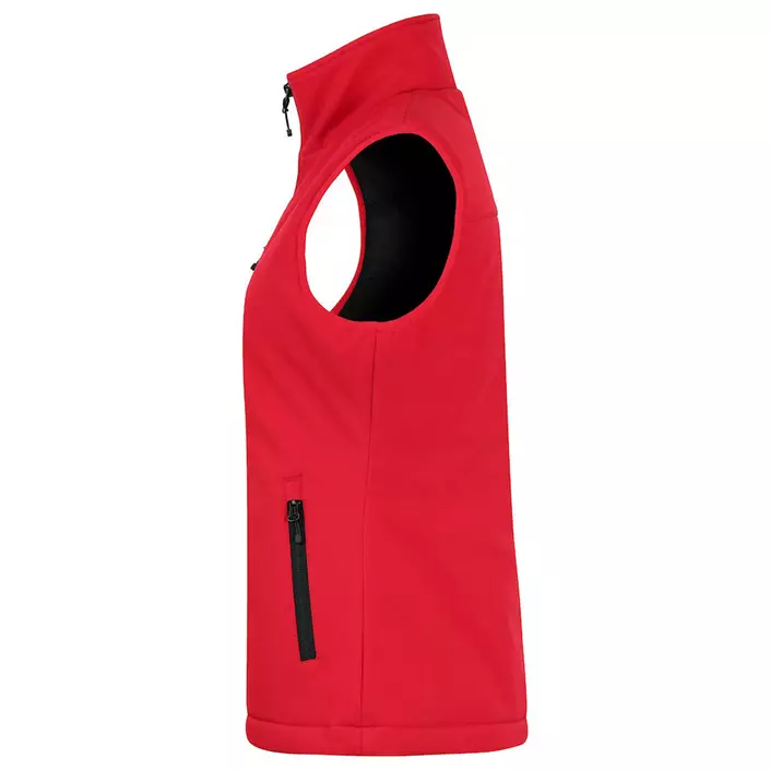 Clique lined women's softshell vest, Red, large image number 3