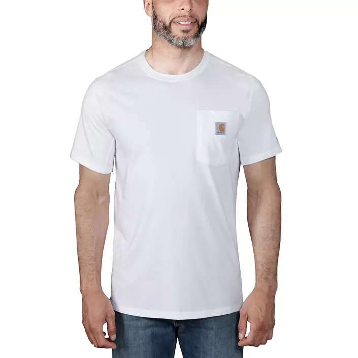Carhartt Force Flex Pocket T-shirt, White , large image number 1