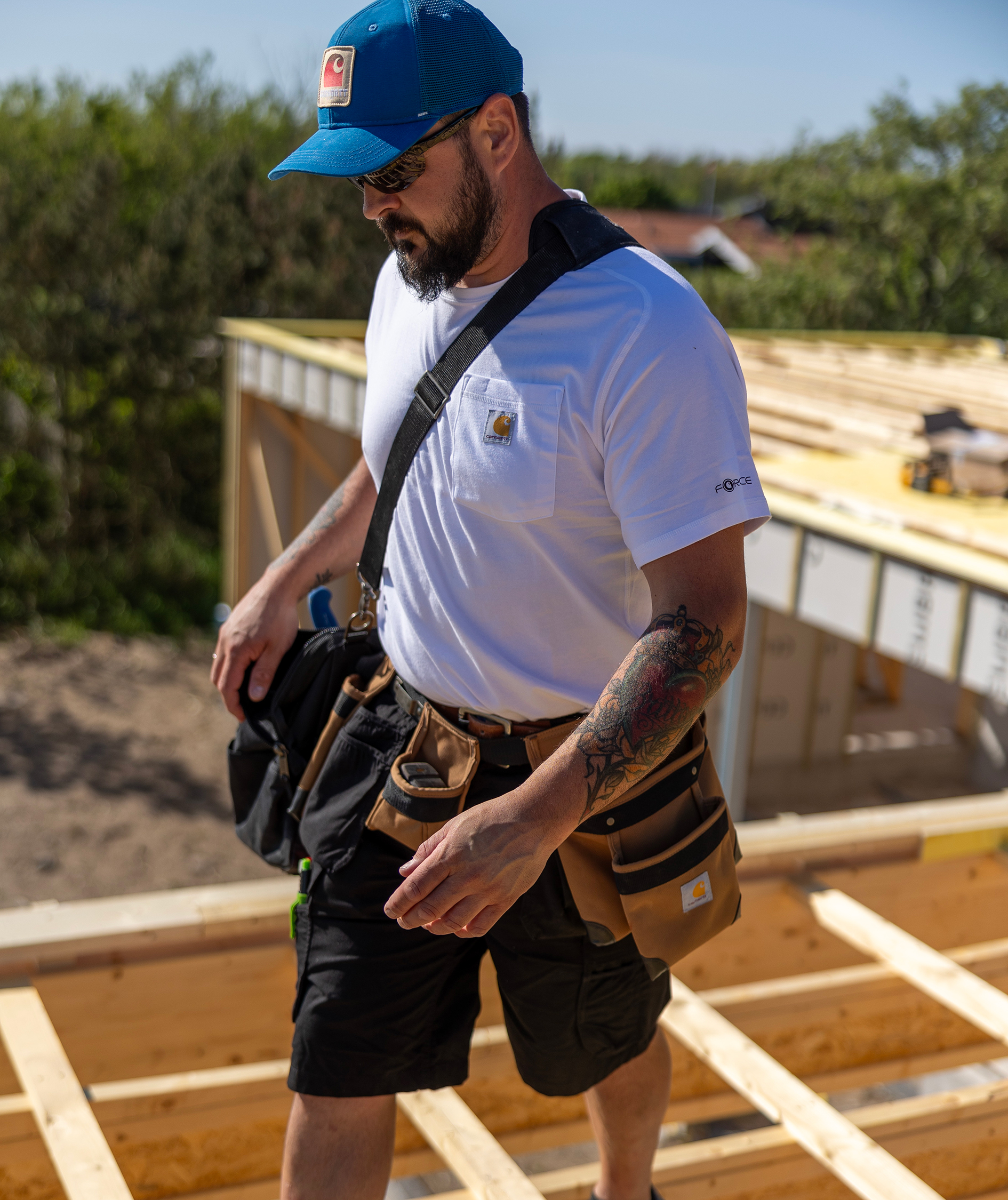 Carhartt Force T-skjorte, White