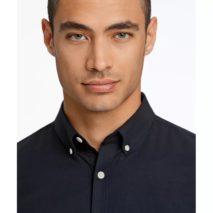 Lindbergh Oxford superflex skjorta, Black, large image number 3