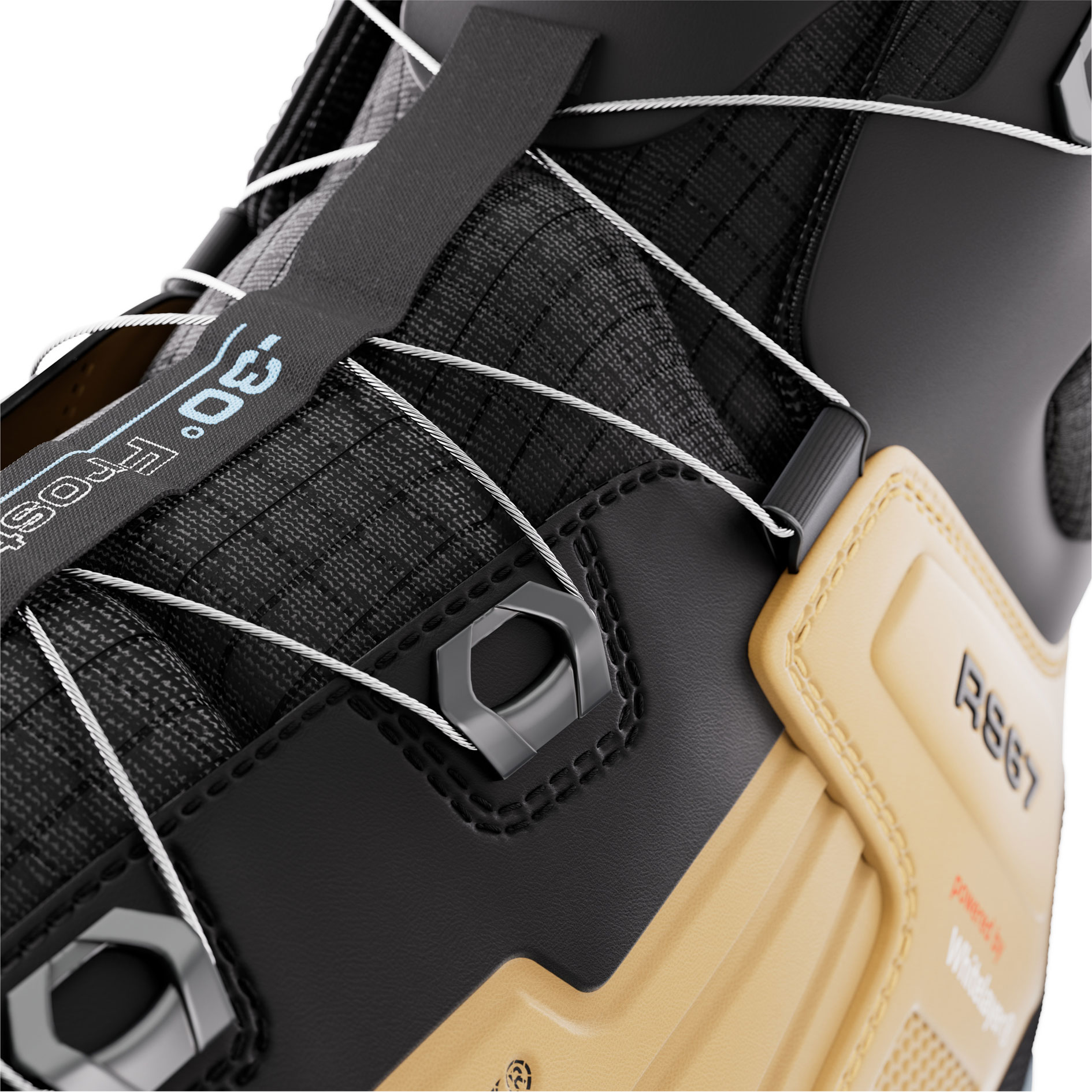 Airtox RS67 safety boots S7S, Desert haze/raven-black, large image number 7