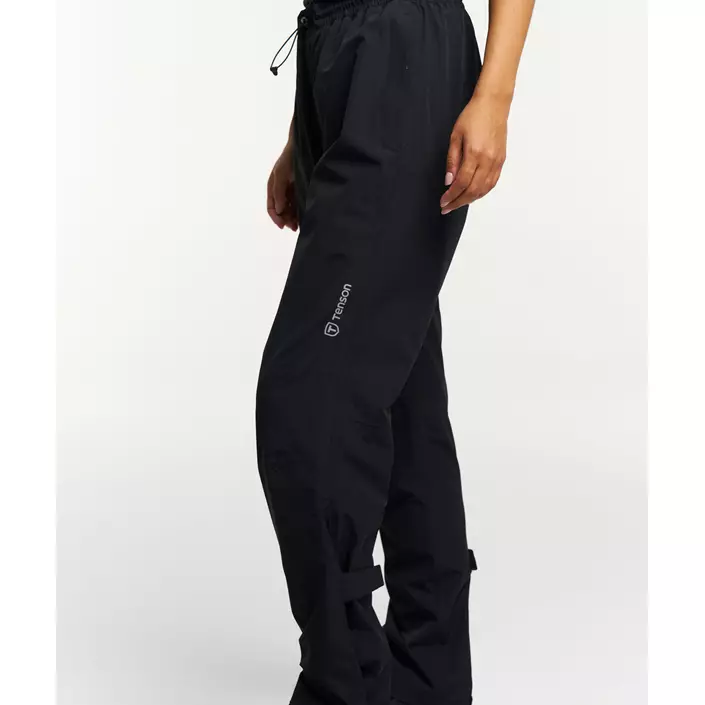 Tenson Westing regnbyxa dam, Svart, large image number 6