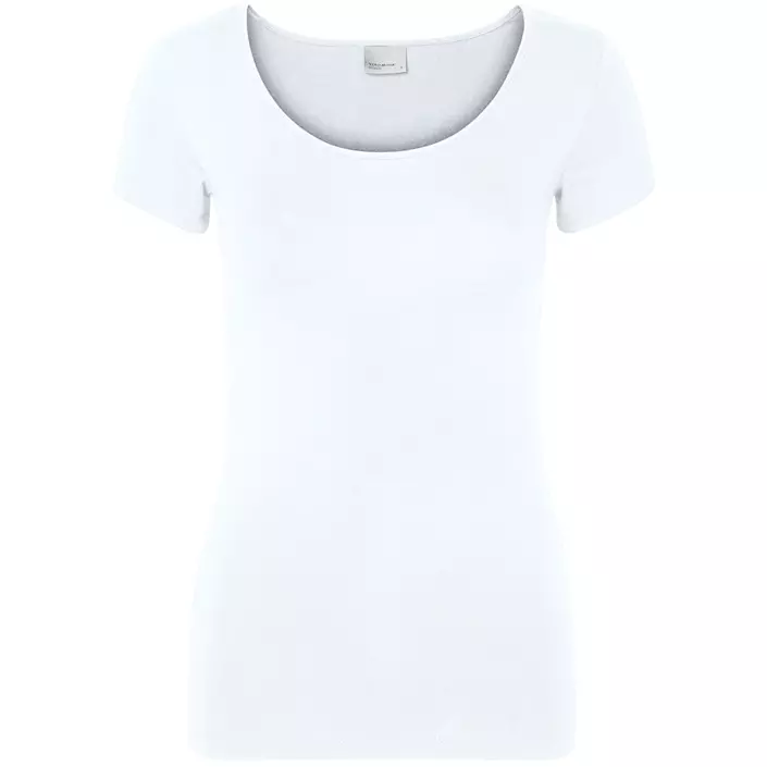 Vero Moda VMMAXI MY SOFT lang dame T-shirt, Bright White, large image number 0
