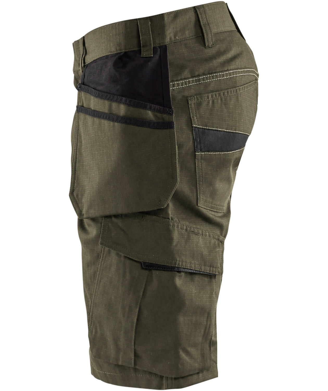Bl&aring;kl&auml;der Unite craftsman shorts, Olive Green/Black, large image number 3