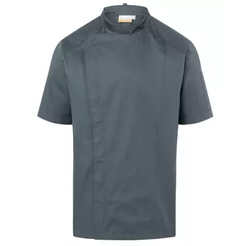 Karlowsky short-sleeved chefs jacket, Antracit Grey