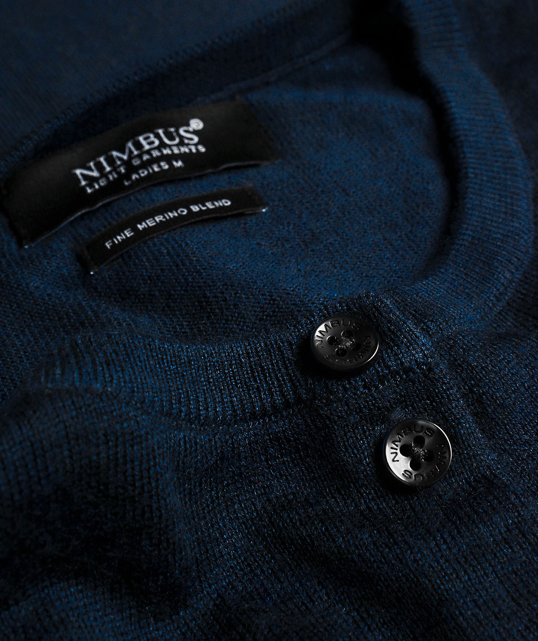 Nimbus Phoenix dame strikcardigan med merinould, Navy, large image number 3