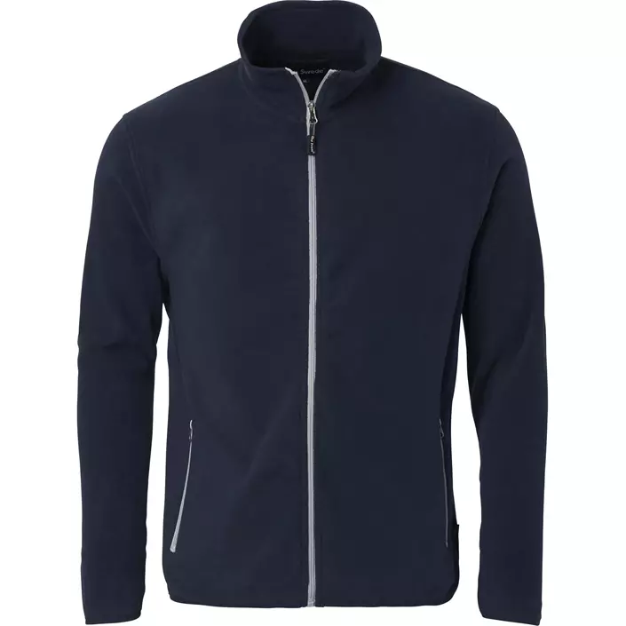 Top Swede fleece jacket 154, Navy, large image number 0