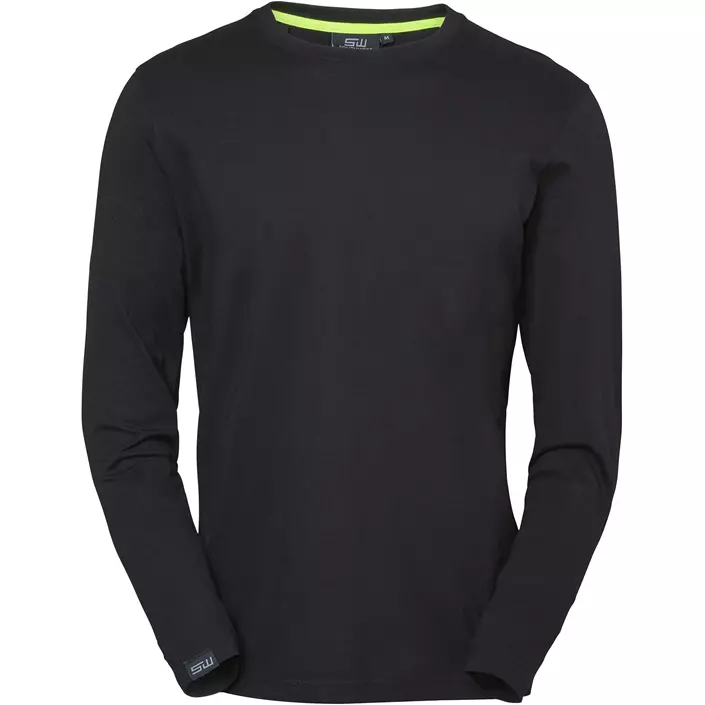 South West Vermont langärmliges T-Shirt, Black, large image number 0