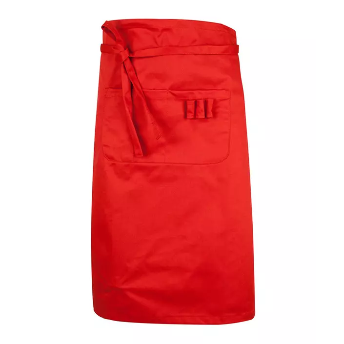 YOU Ancona förkläde med ficka, Röd, Röd, large image number 0