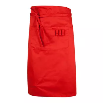 YOU Ancona apron with pocket, Red