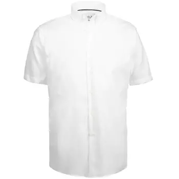 Seven Seas Oxford modern fit kortärmad skjorta, Vit